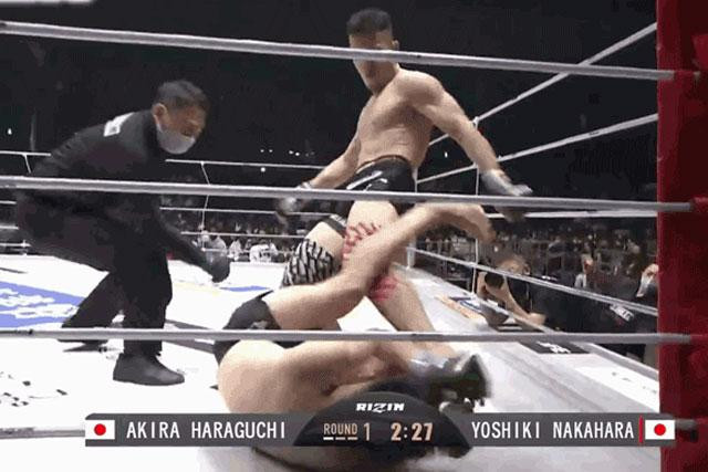 Cú ra đòn của Yoshiki Nakahara. Cú ra đòn của Yoshiki Nakahara.