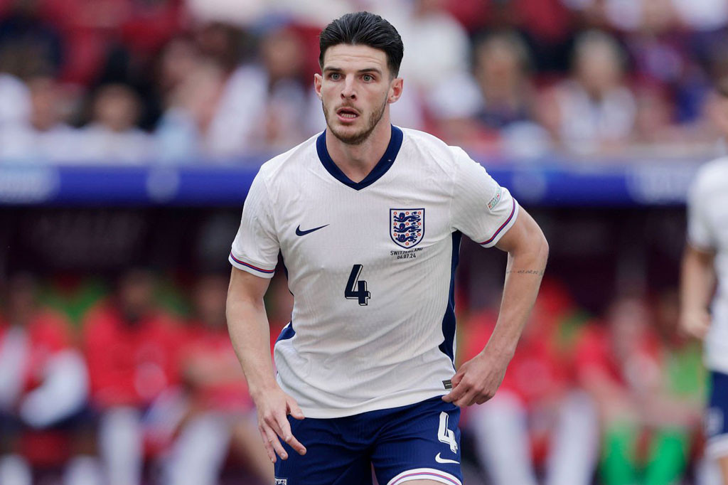 1. Declan Rice (Anh, tổng quãng đường di chuyển: 63,9 km).