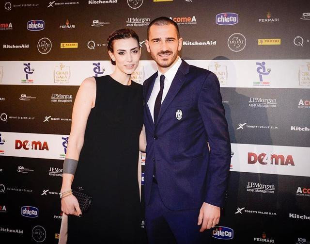 Martina Maccari, vợ hậu vệ Leonardo Bonucci. Martina Maccari, vợ hậu vệ Leonardo Bonucci.