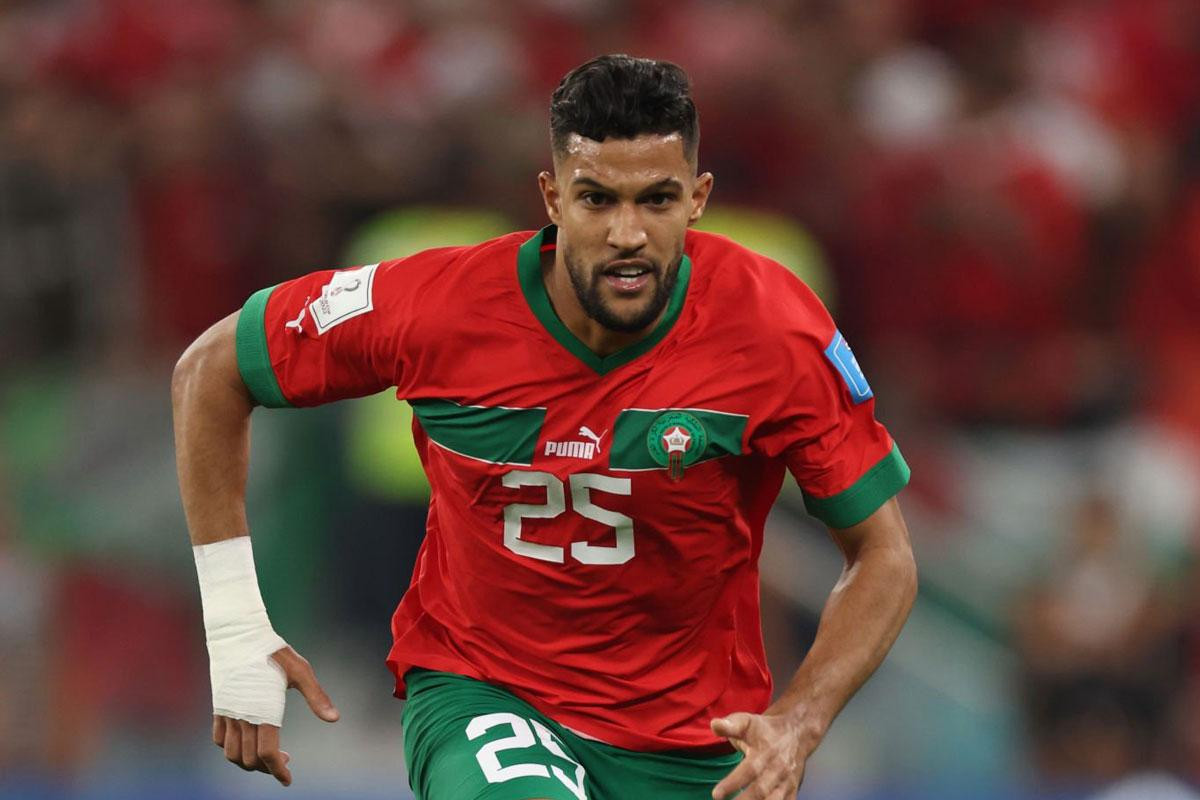 Hậu vệ trái: Yahya Attiat-Allah (Morocco, 7,7 điểm). Hậu vệ trái: Yahya Attiat-Allah (Morocco, 7,7 điểm).