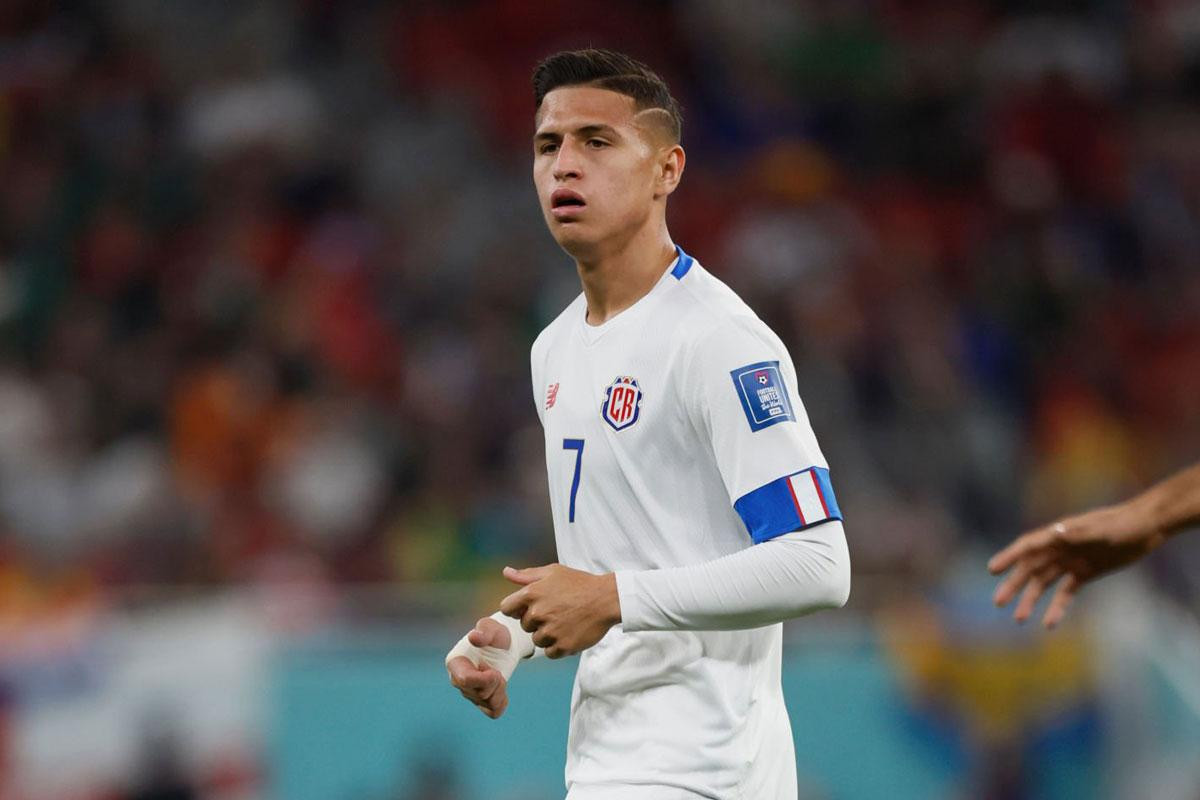 Tiền đạo: Anthony Contreras (Costa Rica).