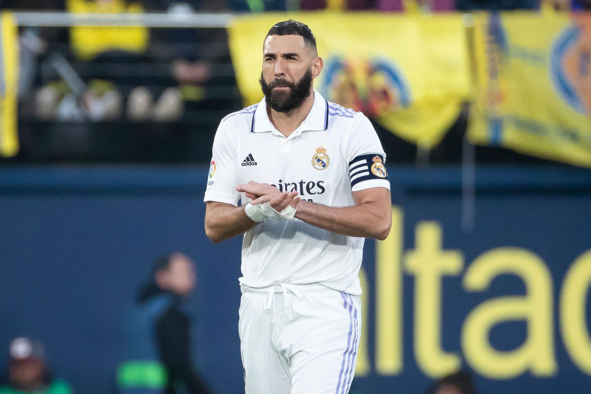 7. Karim Benzema (Real Madrid, tổng số người theo dõi trên các mạng xã hội: 125,5 triệu người theo dõi).