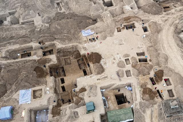 Nghĩa địa khổng lồ thời Chiến quốc vừa được phát hiện ở tỉnh Hà Nam Trung Quốc. Ảnh Kuyudy Nghĩa địa khổng lồ thời Chiến quốc vừa được phát hiện ở tỉnh Hà Nam Trung Quốc. Ảnh Kuyudy