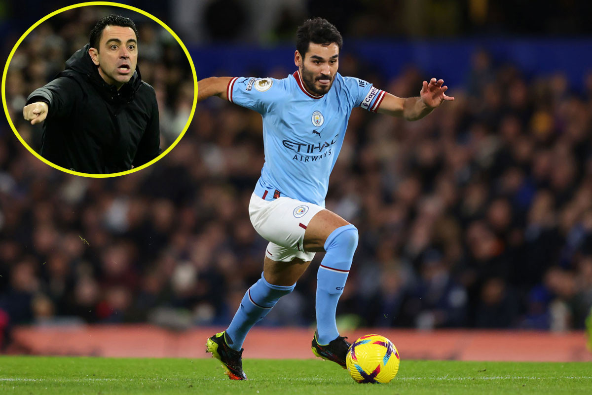 HLV Xavi vừa thuyết phục Gundogan đầu quân cho Man City.
