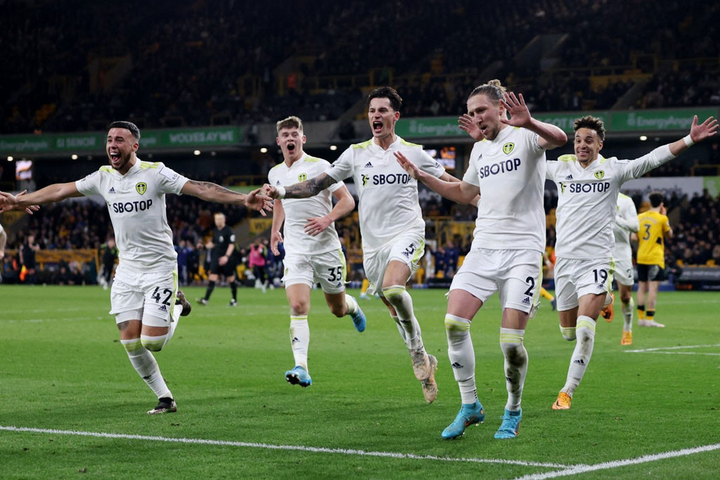 9. Leeds United (số lần dứt điểm từ đầu mùa giải 2022/23 đến nay: 317 lần).