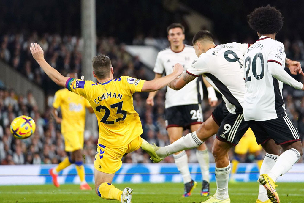 10. Fulham (số lần dứt điểm từ đầu mùa giải 2022/23 đến nay: 309 lần).