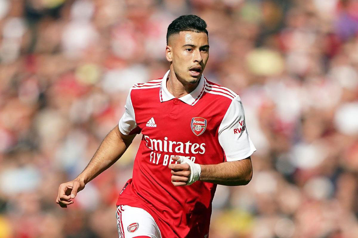 9. Gabriel Martinelli (Arsenal, vận tốc tối đa: 35,85 km/h).