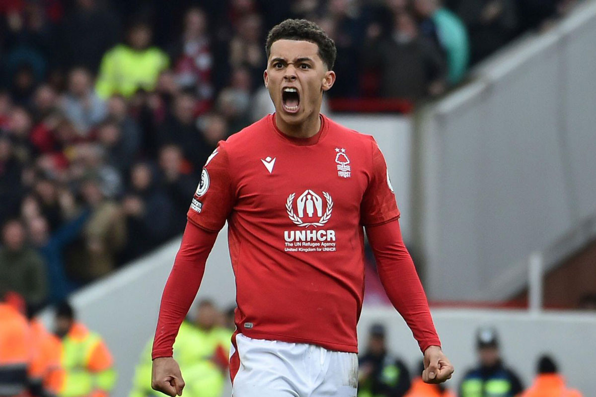 1. Brennan Johnson (Nottingham Forest, vận tối đa: 36,7 km/h).