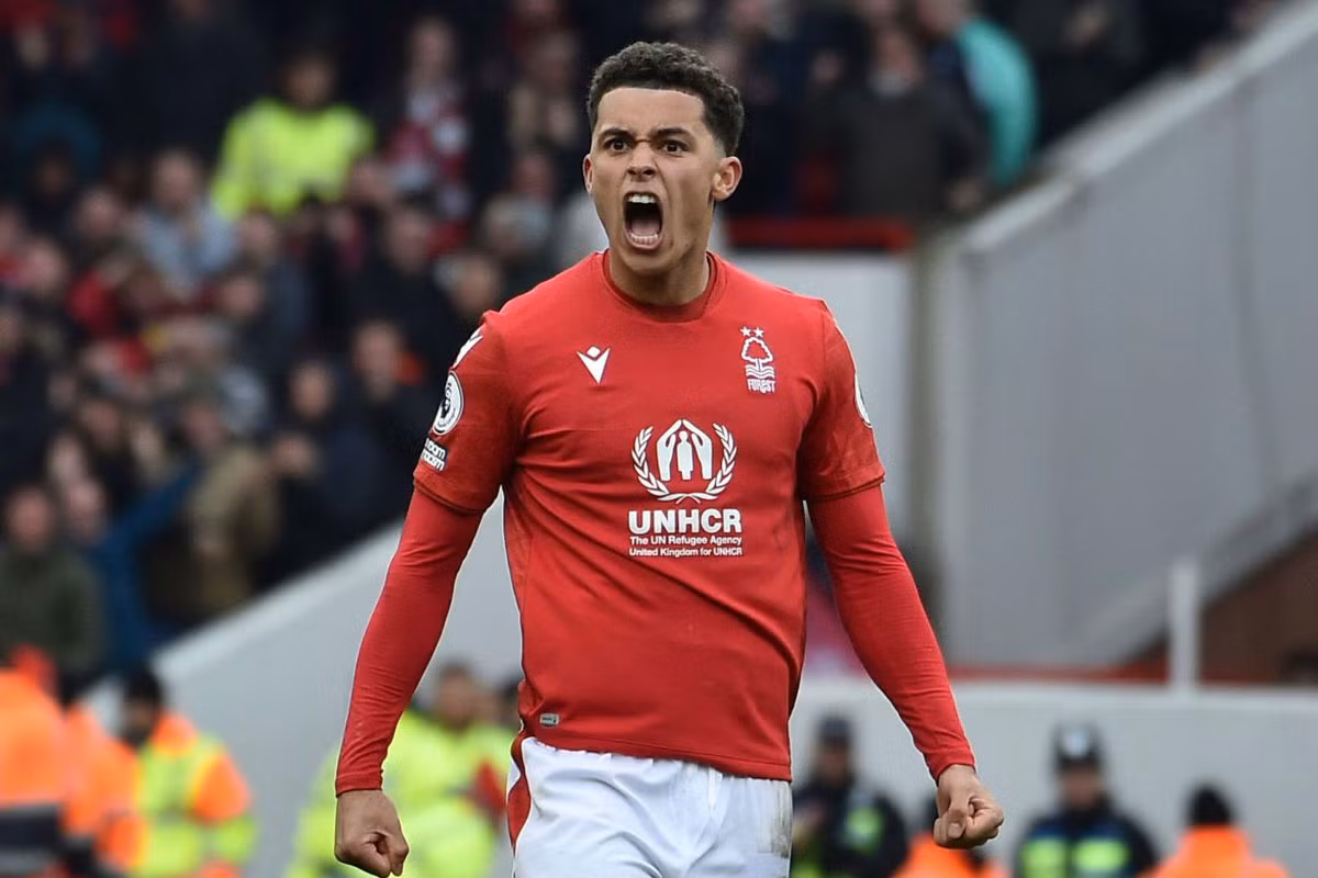 1. Brennan Johnson (Nottingham Forest, vận tối đa: 36,7 km/h).