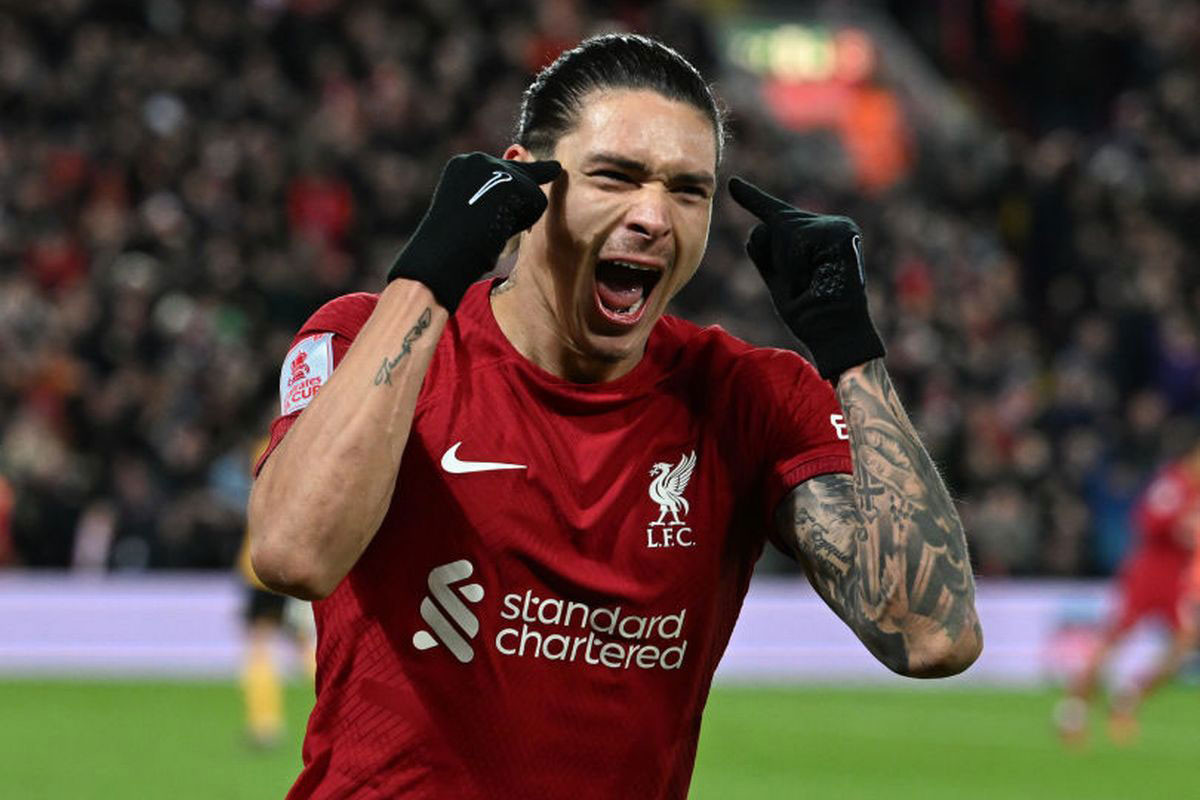 4. Darwin Nunez (Liverpool, vận tốc tối đa: 36,53 km/h).