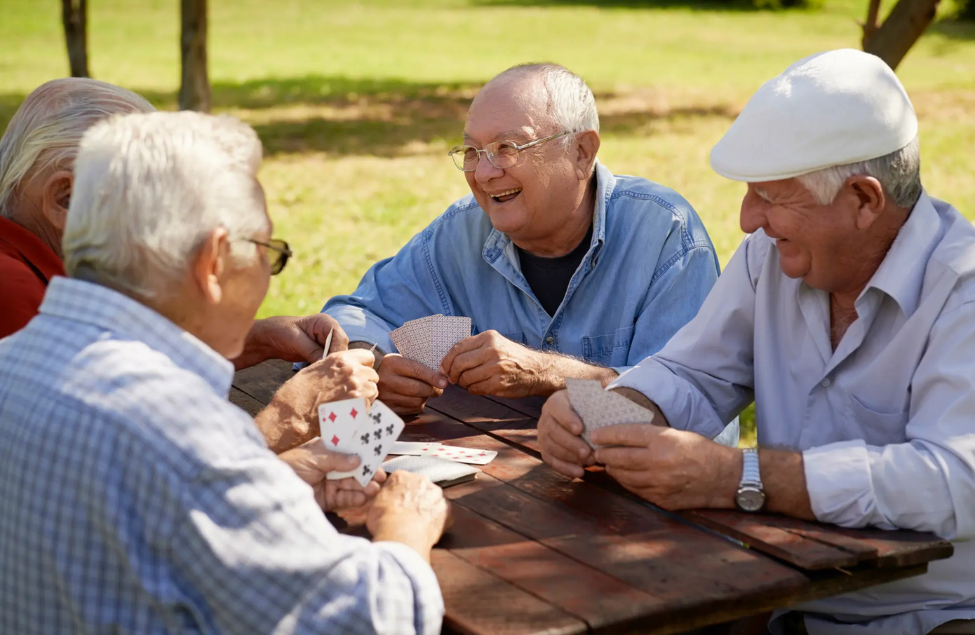 Nhiều trò chơi góp phần giảm nguy cơ sa sút trí tuệ ở người lớn tuổi một cách tốt nhất. Ảnh: Newatlas