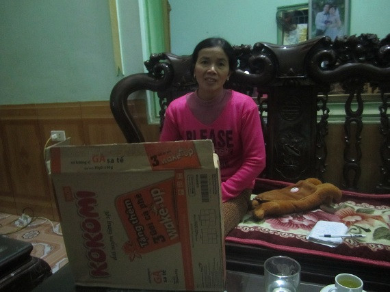 Bà Vân (vợ ông Hải) kể rằng mỗi ngày ông đều ăn hết 5 gói mỳ.