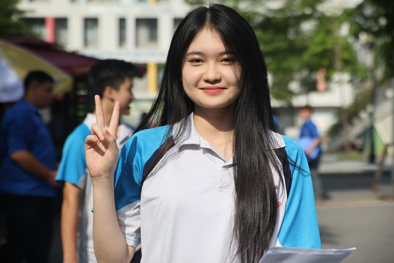 Thí sinh tại trường THCS Yên Hòa Thí sinh tại trường THCS Yên Hòa