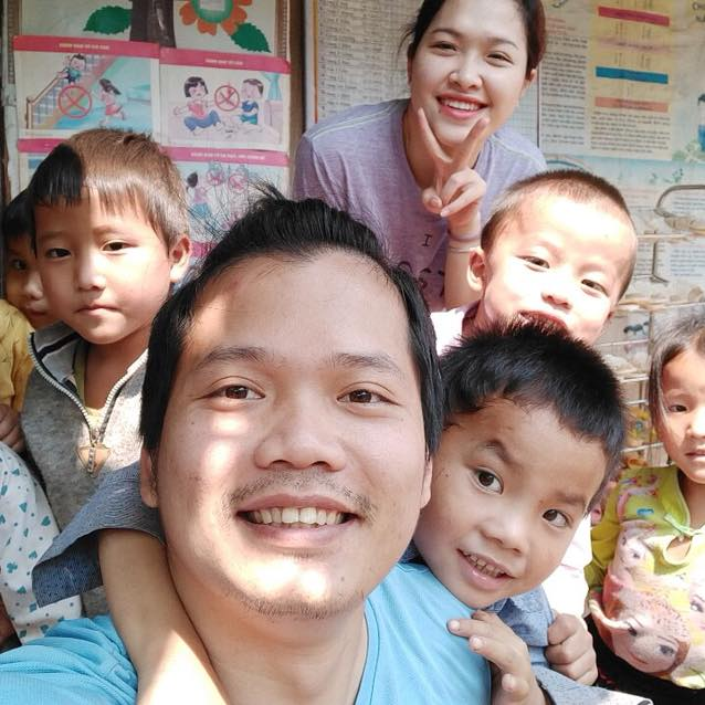 Hoàng Hoa Trung, người sáng lập dự án Nuôi em.