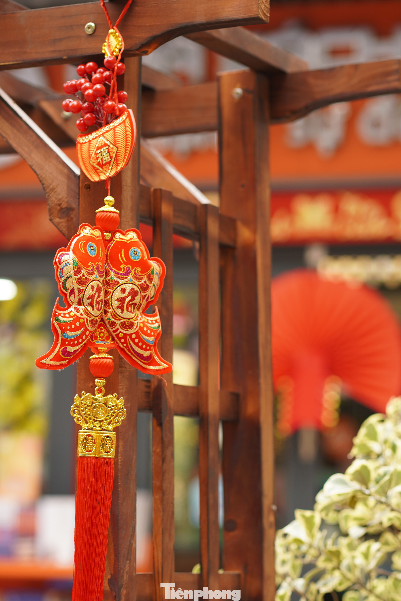 Một điểm nhấn chi tiết bắt mắt trang trí trong không gian phố sách.