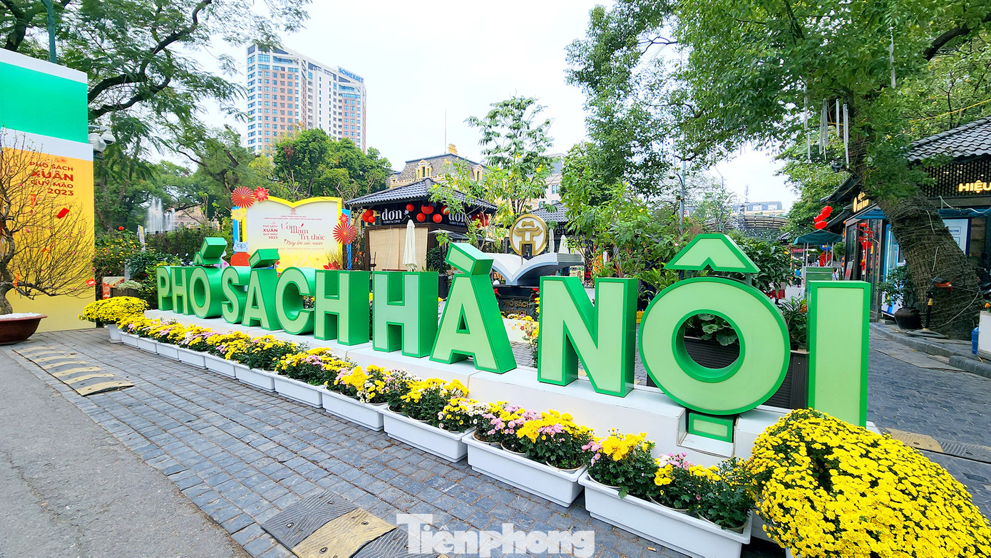 Phố sách Xuân tổ chức phát huy trên không gian phố sách Hà Nội.