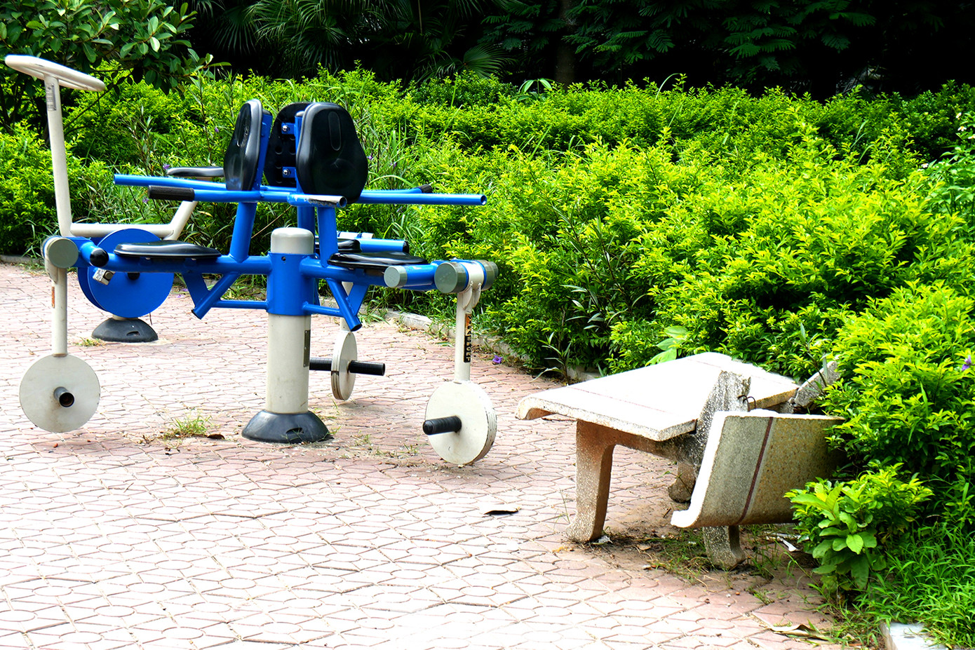 Cảnh nhếch nhác xuống cấp, phế thải bủa vây ở vườn hoa giữa Thủ đô ảnh 12