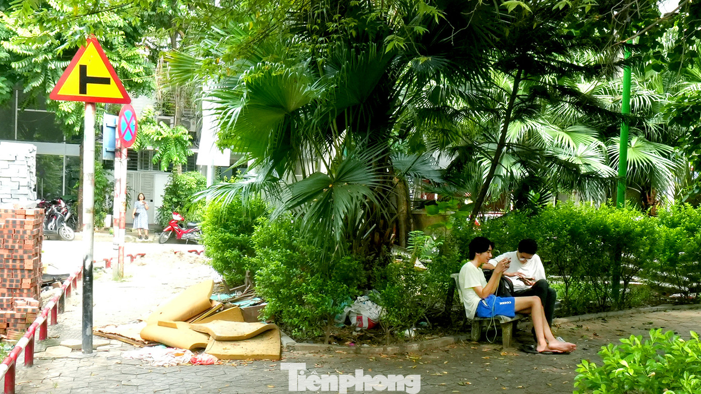 Tình trạng này xuất phát cũng chính từ sự thiếu ý thức của một bộ phận dân cư lân cận. Người dân tới đây muốn sử dụng không gian này chỉ còn biết tránh rác ra ngồi. Tình trạng này xuất phát cũng chính từ sự thiếu ý thức của một bộ phận dân cư lân cận. Người dân tới đây muốn sử dụng không gian này chỉ còn biết tránh rác ra ngồi.