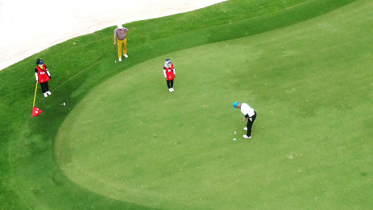 Vinpearl Golf Hải Phòng đang là sân có mặt green tốt nhất miền Bắc hiện nay.