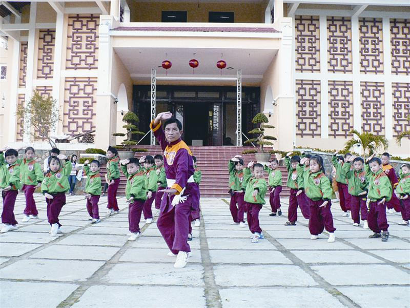 Trong võ đường Kỳ Sơn (Hội An). Ảnh: N.H Trong võ đường Kỳ Sơn (Hội An). Ảnh: N.H