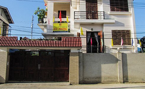 Trụ sở Công ty cổ phần thương mại Đức Phương của bà Phan Thị Hồng Vân