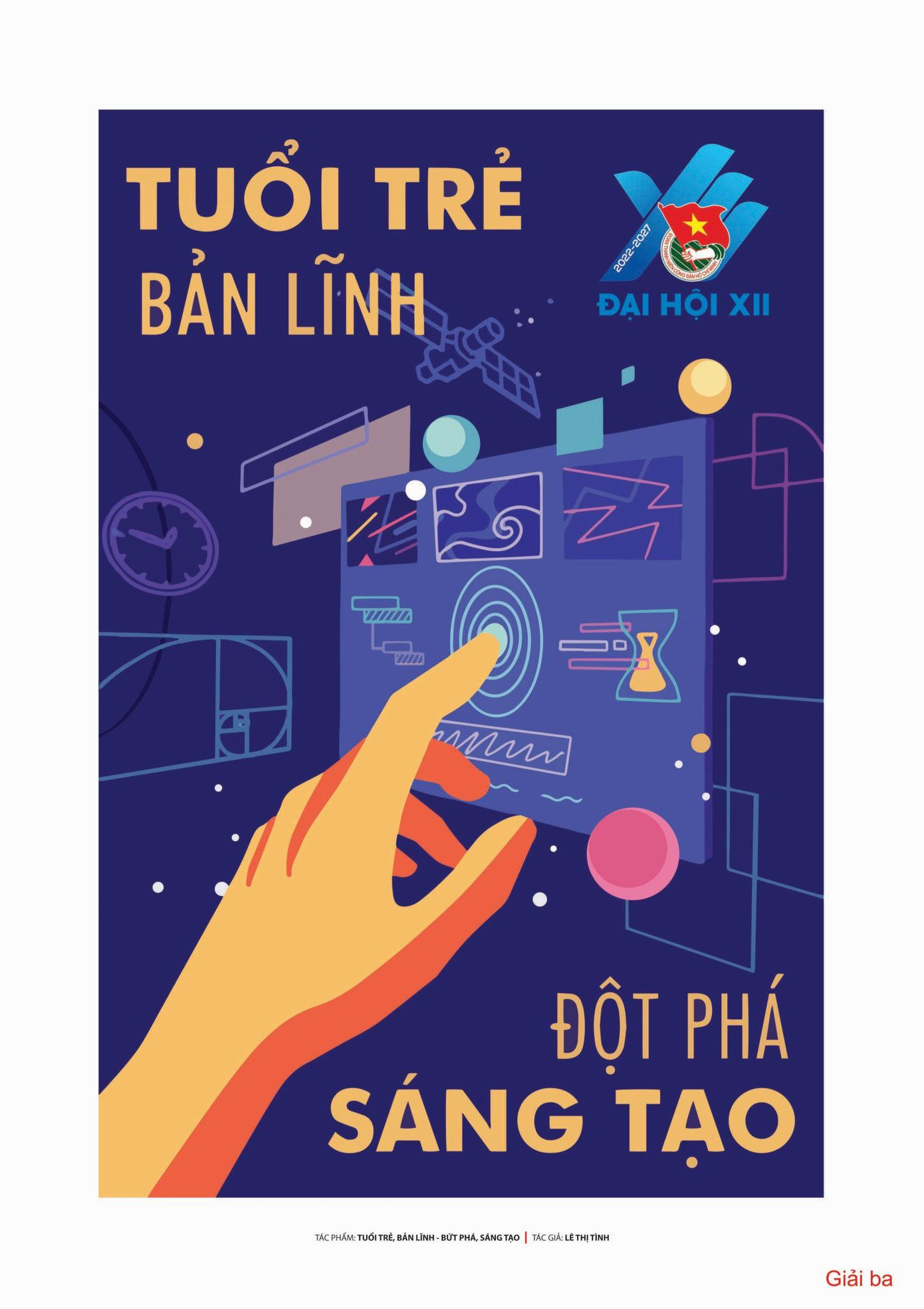 Tác phẩm “Tuổi trẻ, bản lĩnh, bứt phá, sáng tạo” của tác giả Lê Thị Tình giành giải Ba cuộc thi