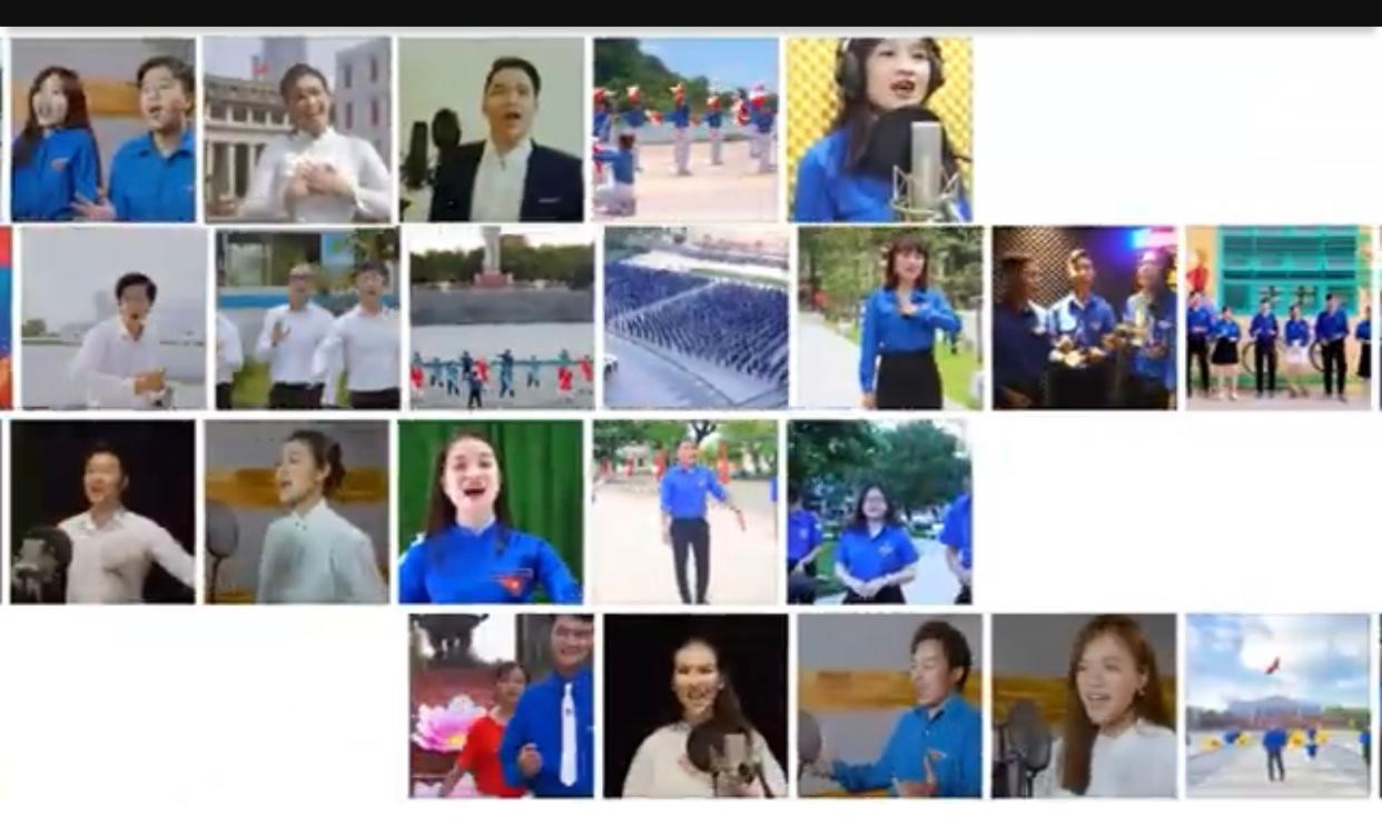 Các ca sĩ, nghệ sĩ và 1.200 đoàn viên thanh niên cùng thực hiện MV ca khúc chính thức ĐH Đoàn toàn quốc lần thứ XII Sứ mệnh thanh niên