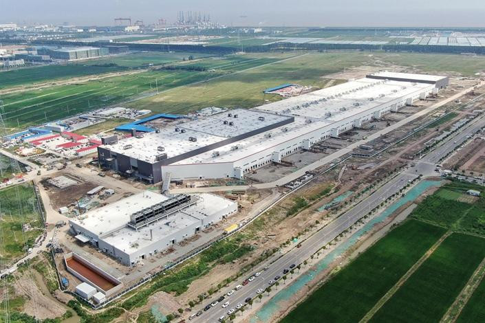 Nhà máy Tesla tại Thượng Hải.