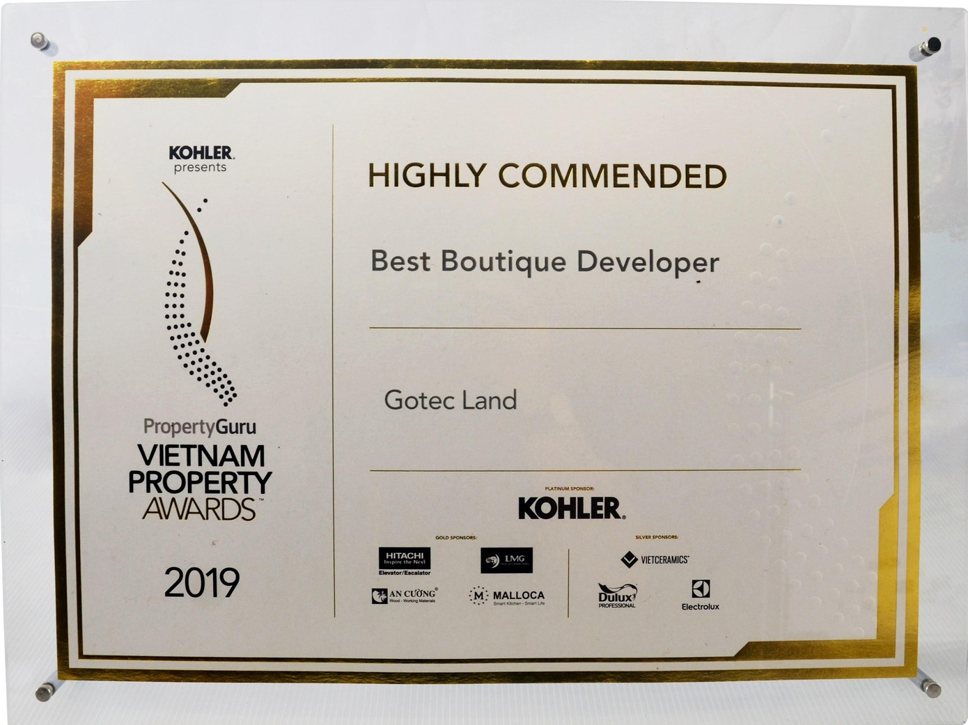 Gotec Land được vinh danh tại VietNam Property Awards 2019 ảnh 1