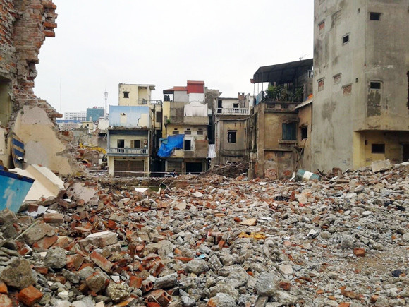 Các điểm cần GPMB-đất làm ăn của dân “ăn xác” nhà