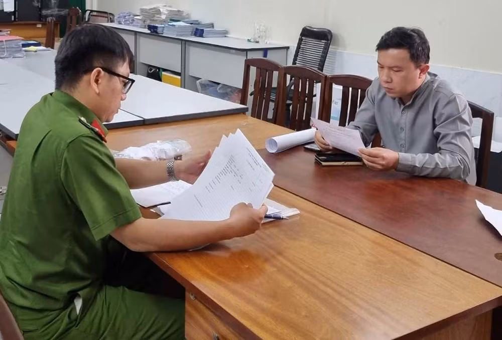 Bị can Huỳnh Công Tân. Ảnh: CA Bị can Huỳnh Công Tân. Ảnh: CA
