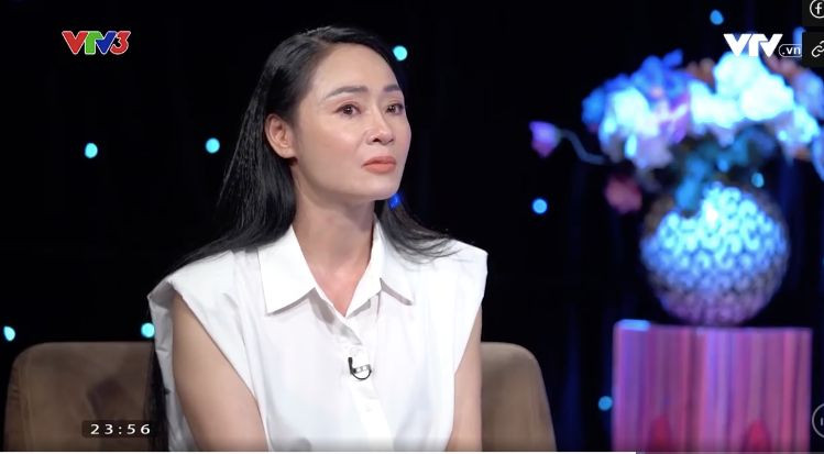 Diễn viên Quách Thu Phương trong chương trình Lời tự sự. Ảnh: CMH. Diễn viên Quách Thu Phương trong chương trình Lời tự sự. Ảnh: CMH.