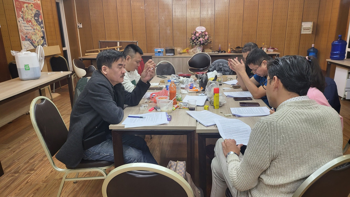 Một số hình ảnh hậu trường được nghệ sĩ Thanh Dương chia sẻ. Ảnh: FBNV.