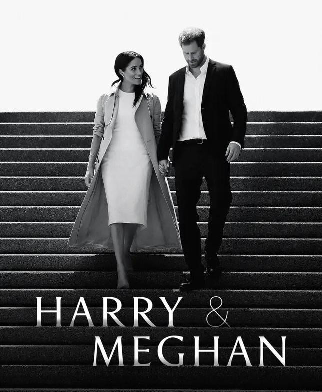 Poster phim tài liệu Harry & Meghan. Ảnh: Netflix. Poster phim tài liệu Harry & Meghan. Ảnh: Netflix.