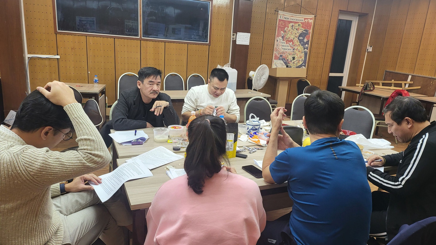 Một số hình ảnh hậu trường được nghệ sĩ Thanh Dương chia sẻ. Ảnh: FBNV.