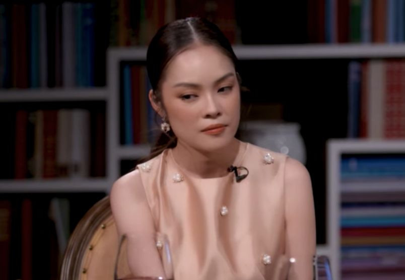 Dương Cẩm Lynh trong chương trình Lối ra. Ảnh: CMH.