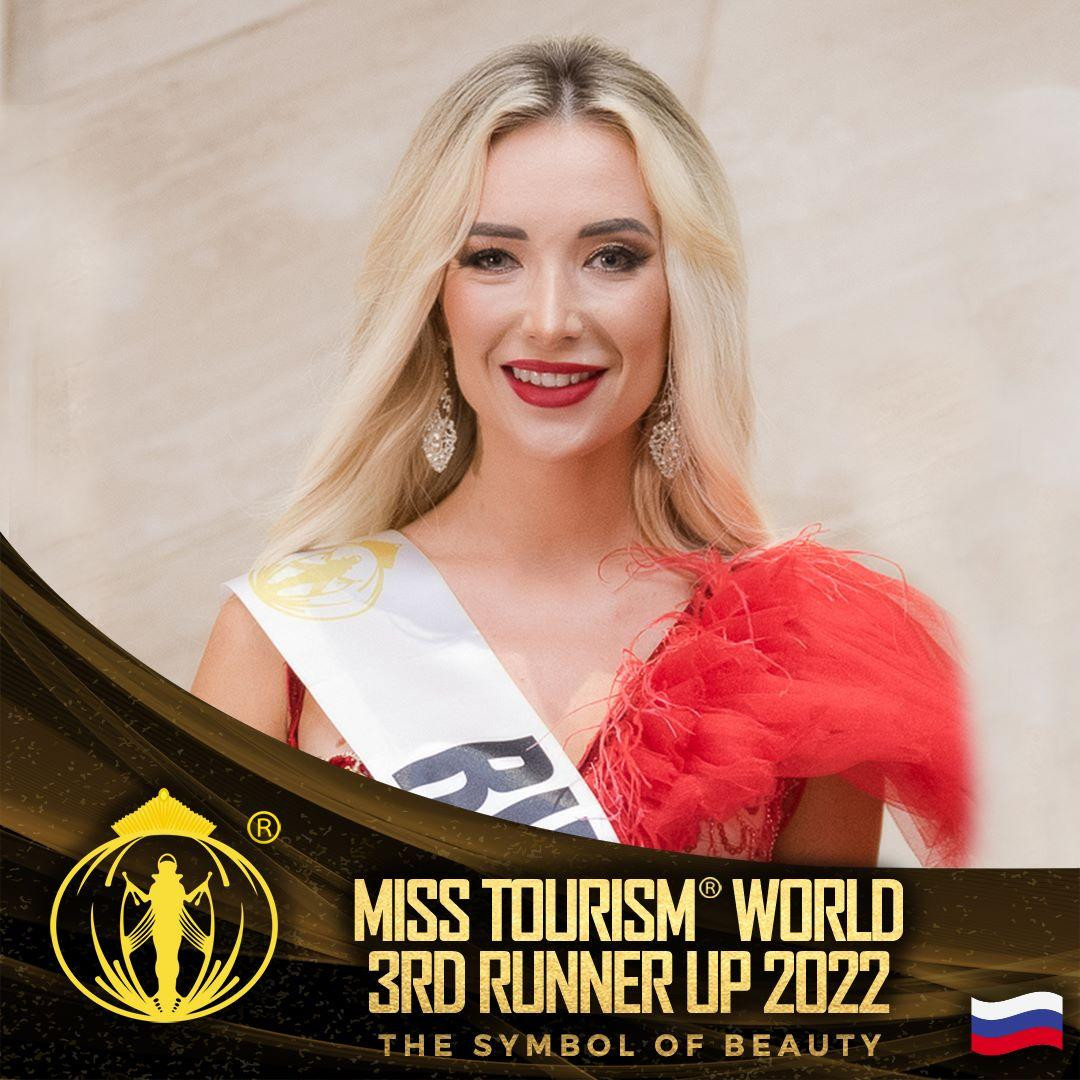 Nhan sắc Top 5 Hoa hậu Du lịch Thế giới 2022.