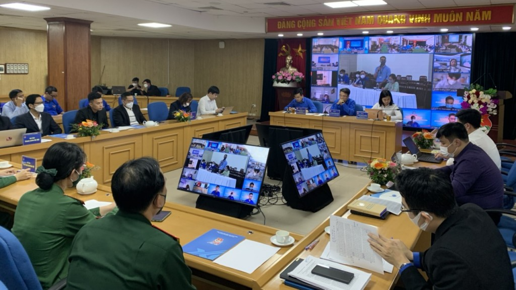 Hội nghị lấy ý kiến của trí thức trẻ, giảng viên trẻ, học sinh, sinh viên trong và ngoài nước góp ý Dự thảo Báo cáo chính trị Đại hội Đoàn toàn quốc lần thứ XII.