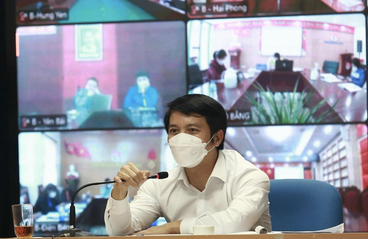 Anh Nguyễn Ngọc Lương, Bí thư T.Ư Đoàn, Chủ tịch T.Ư Hội LHTN Việt Nam phát biểu tại hội nghị. Ảnh: Bảo Anh Anh Nguyễn Ngọc Lương, Bí thư T.Ư Đoàn, Chủ tịch T.Ư Hội LHTN Việt Nam phát biểu tại hội nghị. Ảnh: Bảo Anh