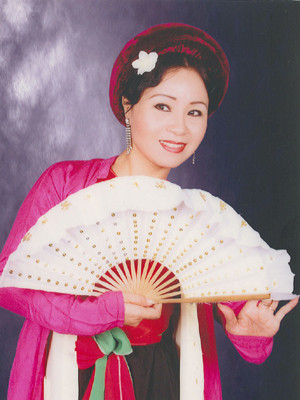 NSƯT Minh Thu trong một vai chèo Ảnh: N.M.Hà