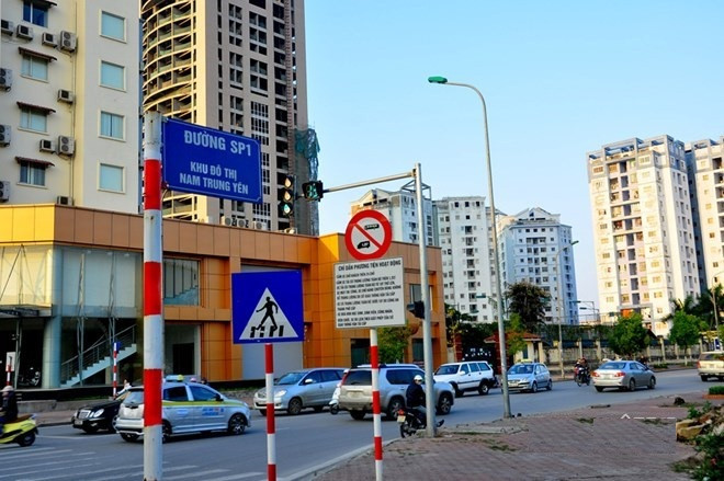 Những biển chỉ đường mang tên khó hiểu tại khu đô thị Nam Trung Yên