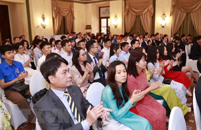 Đại biểu dự cuộc gặp. (Ảnh: Doãn Tấn/TTXVN)