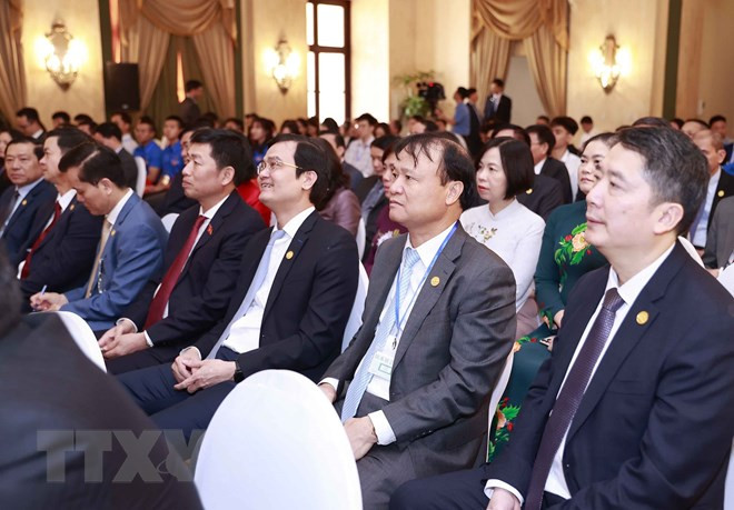 Đại biểu dự cuộc gặp. (Ảnh: Doãn Tấn/TTXVN)