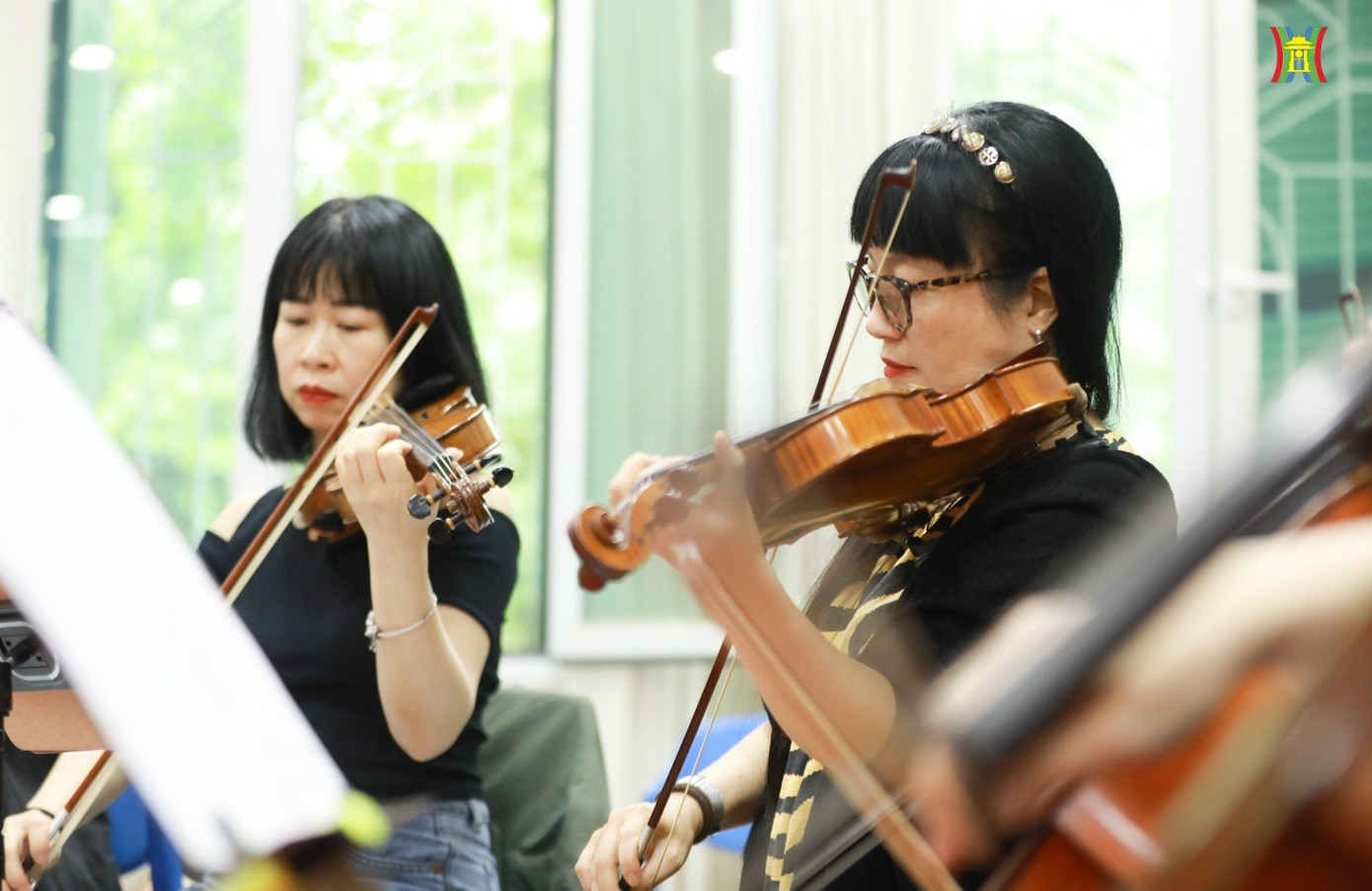 Dàn nhạc Thính phòng Thăng Long. Ảnh: Văn Tuyến.