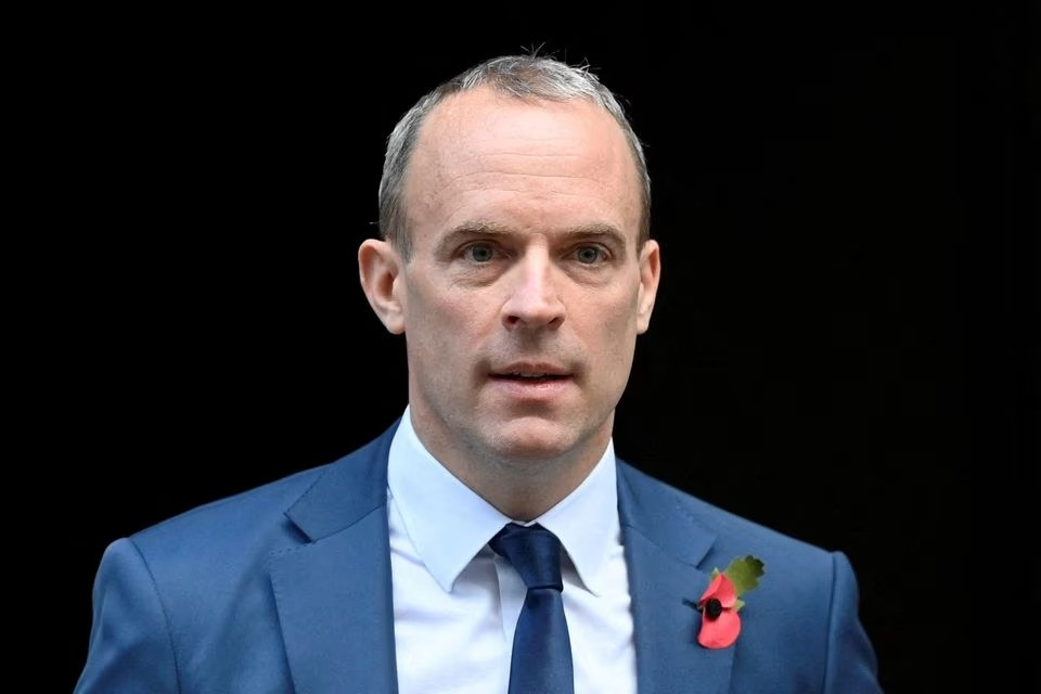 Phó Thủ tướng Anh Dominic Raab. (Ảnh: Reuters) Phó Thủ tướng Anh Dominic Raab. (Ảnh: Reuters)