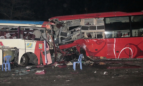 Hiện trường vụ tai nạn