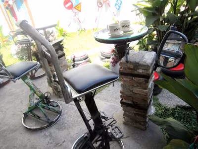 Một góc quán cà phê . Một góc quán cà phê