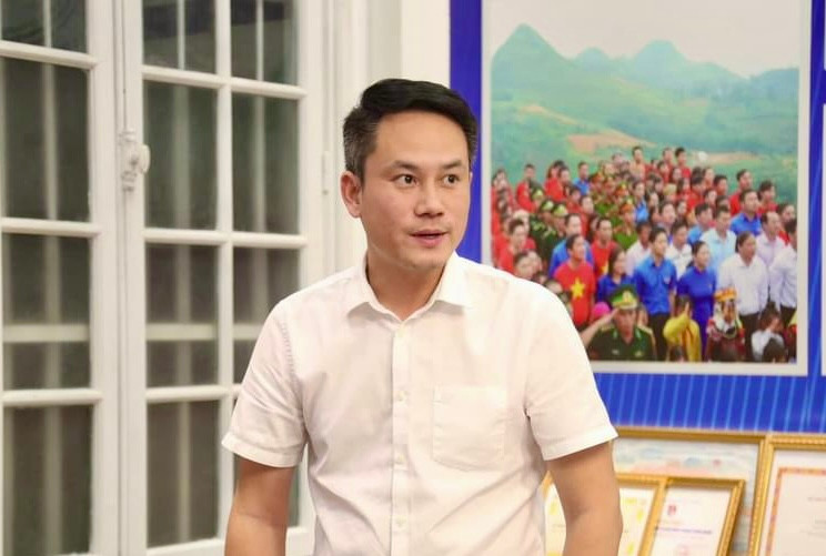 Anh Nguyễn Kim Quy phát biểu tại hội nghị.