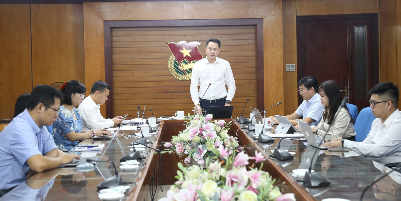 Anh Nguyễn Kim Quy phát biểu tại hội nghị.