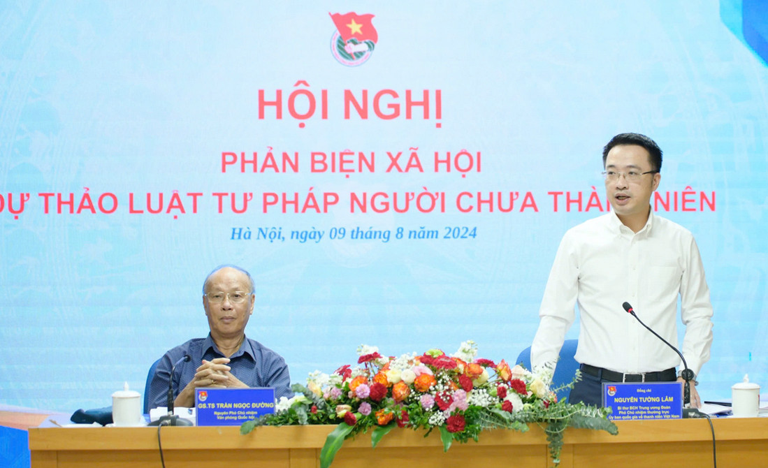 Anh Nguyễn Tường Lâm phát biểu kết luận hội nghị. Anh Nguyễn Tường Lâm phát biểu kết luận hội nghị.